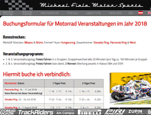Tablet Screenshot of motor-sports.at